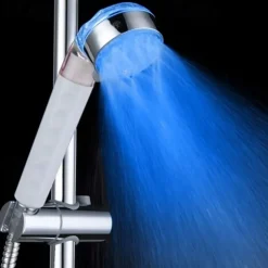 3-Color Temperature Sensitive LED Color Changing Hand Shower