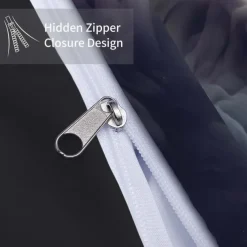 Colorful Neon Lion Head 3-Piece Down Duvet Cover Set for Hotel Bedroom Guest Rooms Bdding Comfort Set