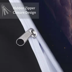 Colorful Neon Lion Head 3-Piece Down Duvet Cover Set for Hotel Bedroom Guest Rooms Bdding Comfort Set