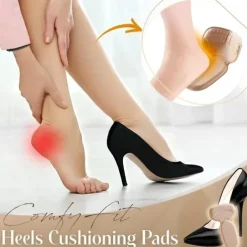 Comfortable Heels Cushioning Pads(Pairs),Heel Grips Cushion Protector Liner Pads Shoes Fit and Comfort Self-Adhesive Insoles Foot Care Preventing Chafing and Blisters