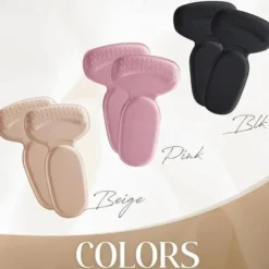 Comfortable Heels Cushioning Pads(Pairs),Heel Grips Cushion Protector Liner Pads Shoes Fit and Comfort Self-Adhesive Insoles Foot Care Preventing Chafing and Blisters
