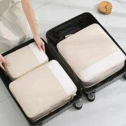 Compression Packing Cubes Set for Travel Luggage Storage and Organizer Space Savers, Clothes, Shoes, Digital Accessories, Toiletry Bags, Clothing Organizer Travel Bags