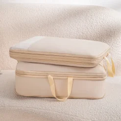 Compression Packing Cubes Set for Travel Luggage Storage and Organizer Space Savers, Clothes, Shoes, Digital Accessories, Toiletry Bags, Clothing Organizer Travel Bags