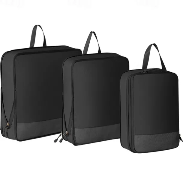 Compression Packing Cubes Set for Travel Luggage Storage and Organizer Space Savers, Clothes, Shoes, Digital Accessories, Toiletry Bags, Clothing Organizer Travel Bags