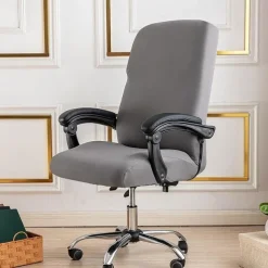 Computer Chair Cover, Stretch Office Chair Cover Rotating Gaming Seat Slipcover Soft Durable Washable