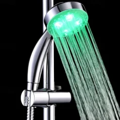 Contemporary Hand Shower Chrome Feature - Shower / Color Gradient / Rainfall, Shower Head