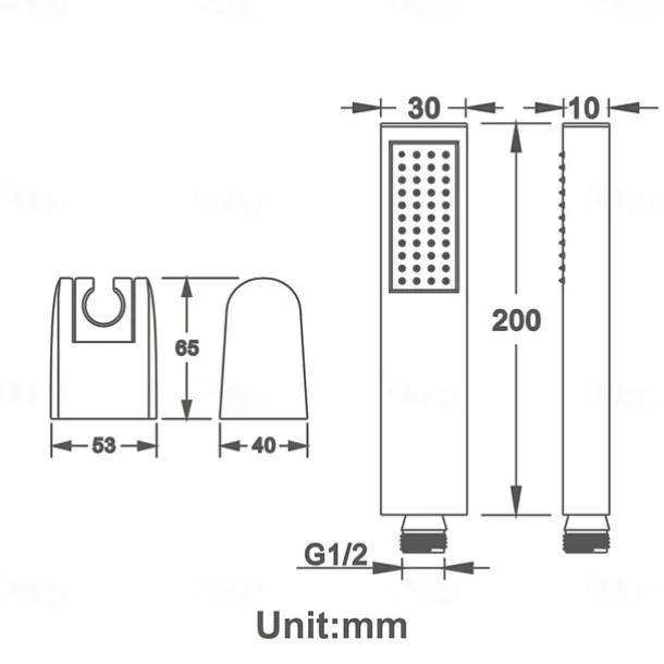 Contemporary Hand Shower Chrome / Brushed / Ti-PVD Feature - Shower, Shower Head / Stainless Steel / Brass / Yes