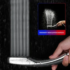 Contemporary Hand Shower Electroplated Feature - Multi - mode, Shower Head