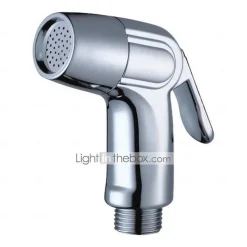 Contemporary Jet Hand Shower Chrome Feature Rainfall Shower Head