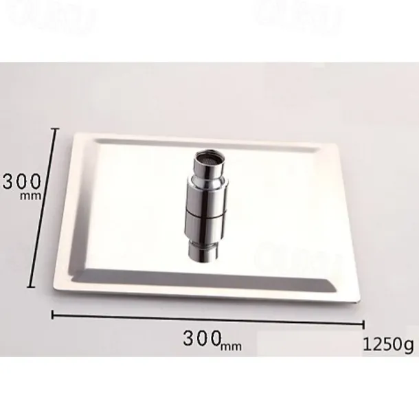 Contemporary Rain Shower Chrome Feature - Rainfall, Shower Head