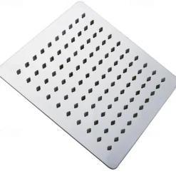 Contemporary Rain Shower Electroplated Feature - Water-saving, Shower Head