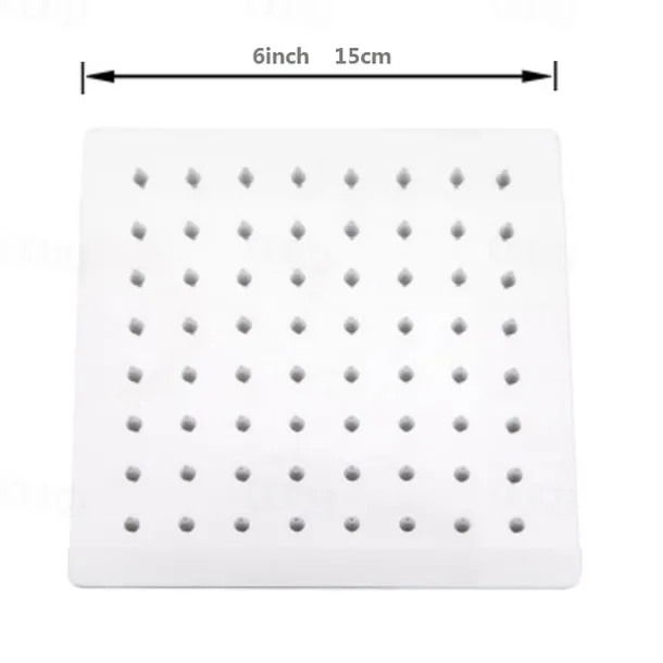 Contemporary Rain Shower Electroplated Feature - Water-saving, Shower Head