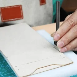 Convinent Circular Cut 2/4/6 Hole DIY Drilling Leather Leather Craft Punching Tool 5mm Spacing Prong Punch Tool