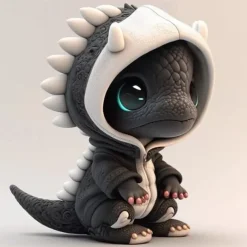 Cool Dragon Figures Halloween Dinosaur Statue Garden Dragon Sculpture Made of Resin Animal Figure Decoration for Outdoor Use Garden Decor Ornaments