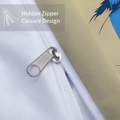 Cool Earphones Monkey Printed 3-Piece Down Duvet Set Hotel Bedroom Room Luxury Bedding Comfortable Set 1 Down Duvet Set 2 Pillowcase Queen Bed Set 2 Piece Set 3 Piece Set Intimate Grinding Soft Short