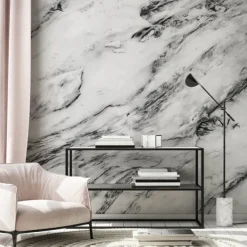 Cool Wallpapers Abstract Marble Wallpaper Wall Mural Gold Wall Covering Sticker Peel and Stick Removable PVC/Vinyl Material Self Adhesive/Adhesive Required Wall Decor for Living Room Kitchen Bathroom