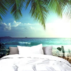 Cool Wallpapers Beach Wallpaper Wall Mural Wall Sticker Covering Print Peel and Stick Removable Self Adhesive Secret Forest PVC / Vinyl Home Decor