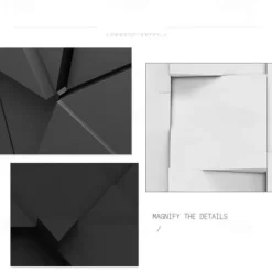 Cool Wallpapers Black Wallpaper Wall Mural 3D Geometric Stripe Covering Sticker Peel and Stick Removable PVC/Vinyl Material Self Adhesive/Adhesive Required Wall Decor for Living Room Kitchen Bathroom