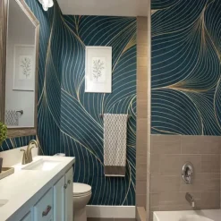 Cool Wallpapers 3D Abstract Mural Wallpaper Wall Mural Wall Stickers Leaves Abstract Outline Picture Suitable For Hotel Living Room Bedroom Art Deco