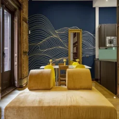 Cool Wallpapers 3D Abstract Mural Wallpaper Wall Mural Wall Stickers Leaves Abstract Outline Picture Suitable For Hotel Living Room Bedroom Art Deco