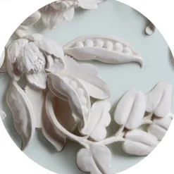 Cool Wallpapers 3D Flower White Wallpaper Wall Mural Wall Covering Sticker Peel and Stick Removable PVC/Vinyl Material Self Adhesive/Adhesive Required Wall Decor for Living Room Kitchen Bathroom