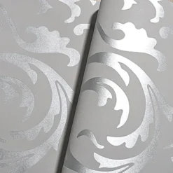 Cool Wallpapers 3D Flower Embossed Wallpaper, Wall Mural Removable Wall Decals For Bedroom, Living Room, Home Decor Wallpaper (without Glue), 20.86in*393.7 Inches