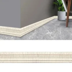 Cool Wallpapers 3D Solid Color Wallpaper Border Wall Mural Upgrade Your Home with 3D Foam Edge Sealing Strip Wall Sticker - Anti-Collision Waterproof and Thickened Adhesive 8x230cm/3.2