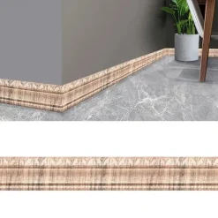 Cool Wallpapers 3D Solid Color Wallpaper Border Wall Mural Upgrade Your Home with 3D Foam Edge Sealing Strip Wall Sticker - Anti-Collision Waterproof and Thickened Adhesive 8x230cm/3.2