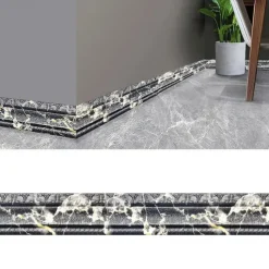 Cool Wallpapers 3D Solid Color Wallpaper Border Wall Mural Upgrade Your Home with 3D Foam Edge Sealing Strip Wall Sticker - Anti-Collision Waterproof and Thickened Adhesive 8x230cm/3.2