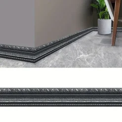 Cool Wallpapers 3D Solid Color Wallpaper Border Wall Mural Upgrade Your Home with 3D Foam Edge Sealing Strip Wall Sticker - Anti-Collision Waterproof and Thickened Adhesive 8x230cm/3.2