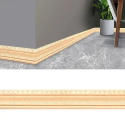 Cool Wallpapers 3D Solid Color Wallpaper Border Wall Mural Upgrade Your Home with 3D Foam Edge Sealing Strip Wall Sticker - Anti-Collision Waterproof and Thickened Adhesive 8x230cm/3.2