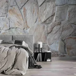 Cool Wallpapers 3D Stone Wallpaper Wall Mural Wall Covering Sticker Peel and Stick Removable PVC/Vinyl Material Self Adhesive/Adhesive Required Wall Decor for Living Room Kitchen Bathroom