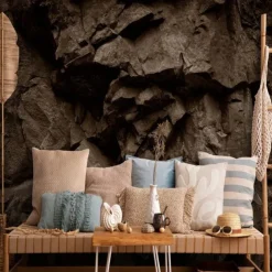 Cool Wallpapers 3D Stone Wallpaper Wall Mural Wall Covering Sticker Peel and Stick Removable PVC/Vinyl Material Self Adhesive/Adhesive Required Wall Decor for Living Room Kitchen Bathroom