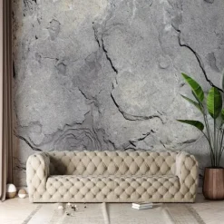 Cool Wallpapers 3D Stone Wallpaper Wall Mural Wall Covering Sticker Peel and Stick Removable PVC/Vinyl Material Self Adhesive/Adhesive Required Wall Decor for Living Room Kitchen Bathroom