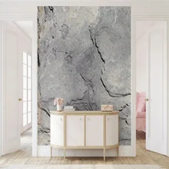 Cool Wallpapers 3D Stone Wallpaper Wall Mural Wall Covering Sticker Peel and Stick Removable PVC/Vinyl Material Self Adhesive/Adhesive Required Wall Decor for Living Room Kitchen Bathroom