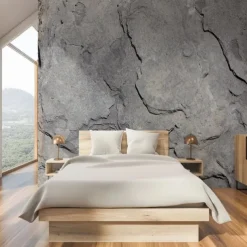 Cool Wallpapers 3D Stone Wallpaper Wall Mural Wall Covering Sticker Peel and Stick Removable PVC/Vinyl Material Self Adhesive/Adhesive Required Wall Decor for Living Room Kitchen Bathroom