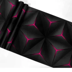 Cool Wallpapers 3D Wallpaper Wall Mural Modern Style PVC Green Red Wallpaper Adhesive Required Wall Mural,Cabinet Furniture Countertop Paper Roll Wallpaper,20.8