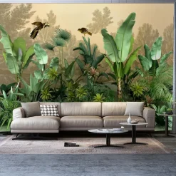 Cool Wallpapers Forest Beautiful Wallpaper Wall Mural Wall Sticker Covering Print Peel and Stick Removable Self Adhesive Scenic Tropical Rainforest Plantain PVC / Vinyl Home Decor