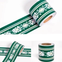 Cool Wallpapers Geometric Wallpaper Border Waistline Wall Mural Peel and Stick Self Adhesive PVC/Vinyl Modern Wall Decal for Room 12x500cm/4.72''x196.8''