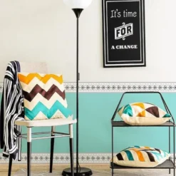 Cool Wallpapers Geometric Wallpaper Border Waistline Wall Mural Peel and Stick Self Adhesive PVC/Vinyl Modern Wall Decal for Room 12x500cm/4.72''x196.8''