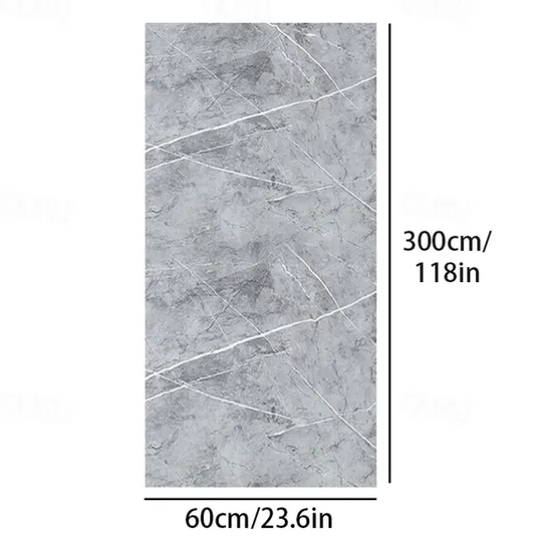 Cool Wallpapers Grey Wallpaper Wall Mural Marble Peel And Stick Wall Sticker Self-Adhesive Waterproof Oil Proof Fireproof, Easily Removable Wall Covering Kitchen Countertop And Cabinet Shelf Liner