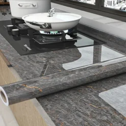 Cool Wallpapers Marble Kitchen Wallpaper Wall Mural Countertop Protection Pad Stove Oil Proof Waterproof Self-Adhesive Cabinet Moisture-Proof Fireproof High-Temperature Resistant Thickened