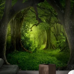Cool Wallpapers Nature Forest Wallpaper Wall Mural Wall Sticker Covering Print Peel and Stick Removable Self Adhesive Secret Forest PVC / Vinyl Home Decor