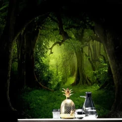 Cool Wallpapers Nature Forest Wallpaper Wall Mural Wall Sticker Covering Print Peel and Stick Removable Self Adhesive Secret Forest PVC / Vinyl Home Decor