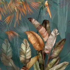 Cool Wallpapers Nature Wallpaper Wall Mural Botanical Plants Wall Covering Sticker Peel Stick Removable PVC/Vinyl Material Self Adhesive/Adhesive Required Wall Decor for Living Room Kitchen Bathroom