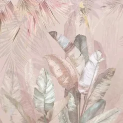 Cool Wallpapers Nature Wallpaper Wall Mural Botanical Plants Wall Covering Sticker Peel Stick Removable PVC/Vinyl Material Self Adhesive/Adhesive Required Wall Decor for Living Room Kitchen Bathroom