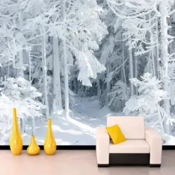 Cool Wallpapers Nature Wallpaper Wall Mural Black and White Peel And Stick Removable PVC/Vinyl Material Self Adhesive/Adhesive Required Wall Decor Wall Mural for Living Room Bedroom