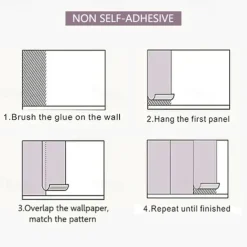 Cool Wallpapers Textured Wallpaper Wall Mural Non-Woven 3D Wallpaper Modern Print Embossed Stripe Wall Covering Sticker Film for Home Living Room Bedroom Indoor TV Background Home Decor 53*1000cm