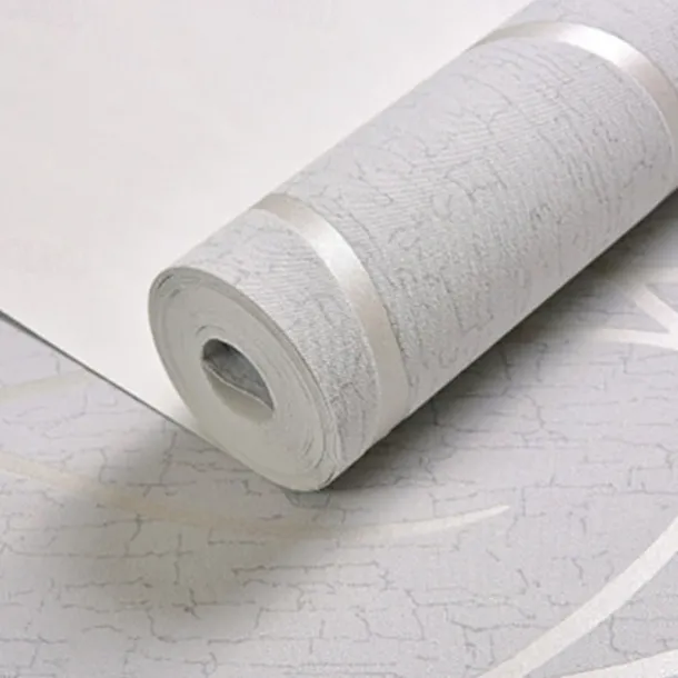 Cool Wallpapers Textured Wallpaper Wall Mural Non-Woven 3D Wallpaper Modern Print Embossed Stripe Wall Covering Sticker Film for Home Living Room Bedroom Indoor TV Background Home Decor 53*1000cm