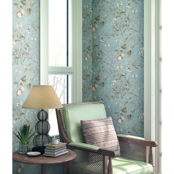 Cool Wallpapers Vintage Flower Wallpaper Wall Mural Self Adhesive Peel and Stick Removable Floral Vinyl Wallpaper Cabinet Furniture Countertop Paper Textured Wallpaper,20.8"x118"/53x300cm 1 Roll